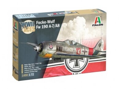 Italeri - Focke-Wulf Fw 190 A-8/F Aces Super Decal, 1/72, 1490