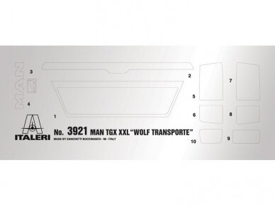 Italeri - MAN TGX XXL "Wolf Transporte", 1/24, 3921 10