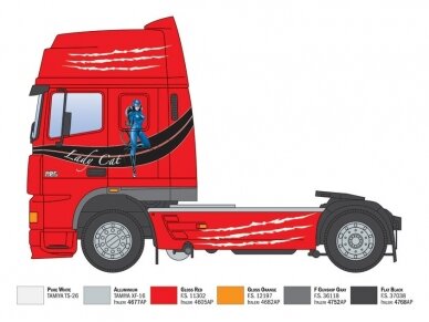 Italeri - DAF XF95 Super Space Cab, 1/24, 93834 3 Italeri - DAF XF95 Super Space Cab, 1/24, 93834 3