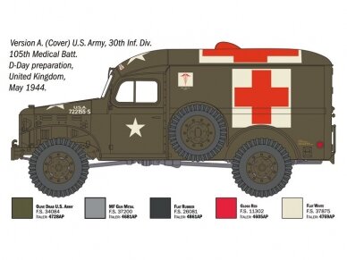 Italeri - DODGE WC-54 Ambulance, 1/35, 90226 7 Italeri - DODGE WC-54 Ambulance, 1/35, 90226 7