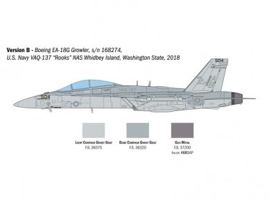 Italeri - Boeing EA-18G Growler US Navy & RAAF, 1/48, 2824 7
