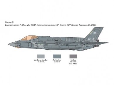 Italeri - F-35A Lightning II Beast Mode, 1/72, 1464 8
