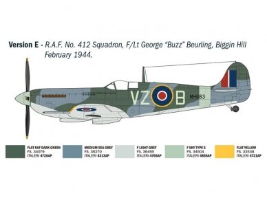 Italeri - Supermarine Spitfire Mk. IX Aces, 1/48, 2843 8 Italeri - Supermarine Spitfire Mk. IX Aces, 1/48, 2843 8