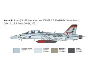 Italeri - F/A-18F Super Hornet, 1/48, 2823 9 Italeri - F/A-18F Super Hornet, 1/48, 2823 9