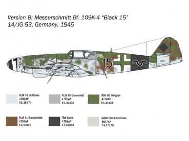 Italeri - Messerschmitt Bf 109 K-4, 1/48, 2805 6 Italeri - Messerschmitt Bf 109 K-4, 1/48, 2805 6