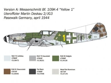 Italeri - Messerschmitt Bf 109 K-4, 1/48, 2805 9 Italeri - Messerschmitt Bf 109 K-4, 1/48, 2805 9