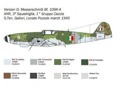 Italeri - Messerschmitt Bf 109 K-4, 1/48, 2805 8 Italeri - Messerschmitt Bf 109 K-4, 1/48, 2805 8