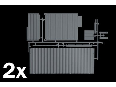 Italeri - Shipping Container 20 Ft., 1/24, 3888 2 Italeri - Shipping Container 20 Ft., 1/24, 3888 2