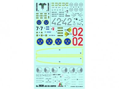 Italeri - Saab JAS 39 A Gripen, 1/48, 2638 5