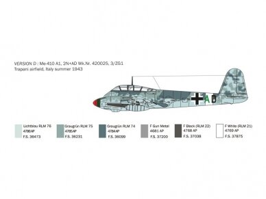 Italeri - Messerschmitt Me 410 ''Hornisse'', 1/72, 0074 5