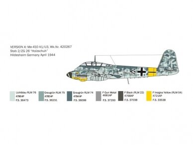Italeri - Messerschmitt Me 410 ''Hornisse'', 1/72, 0074 6