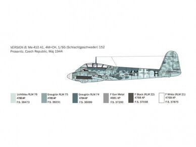 Italeri - Messerschmitt Me 410 ''Hornisse'', 1/72, 0074 8