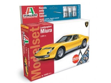 Italeri - Lamborghini Miura model set, 1/24, 72002 Italeri - Lamborghini Miura model set, 1/24, 72002