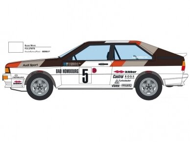 Italeri - Audi Quattro 1981 Monte Carlo Rally, 1/24, 3642 7