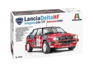 Italeri - Lancia Delta HF Integrale Sanremo 1989, 1/12, 4712 Italeri - Lancia Delta HF Integrale Sanremo 1989, 1/12, 4712