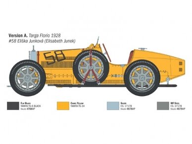 Italeri - Bugatti Type 35B - Targa Florio ‘29/Monaco GP ‘30, 1/12, 4716 20 Italeri - Bugatti Type 35B - Targa Florio ‘29/Monaco GP ‘30, 1/12, 4716 20
