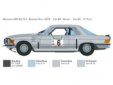 Italeri - Mercedes-Benz 450SLC Rallye Bandama 1979, 1/24, 3632 10