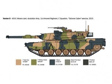 Italeri - M1A1 Abrams, 1/35, 6596 10
