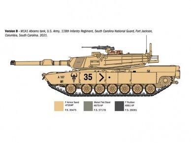 Italeri - M1A1 Abrams, 1/35, 6596 11