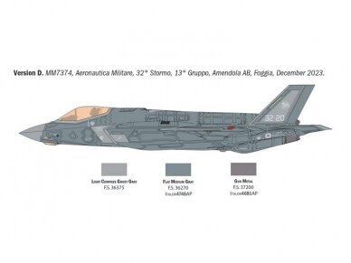 Italeri - Lockheed Martin F-35 A Lightning II, 1/48, 2836 13 Italeri - Lockheed Martin F-35 A Lightning II, 1/48, 2836 13