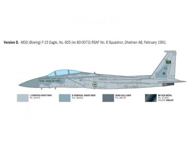 Italeri - F-15C Eagle, 1/48, 92763 9