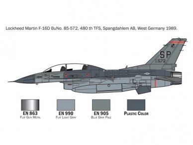 Italeri - F-16 C/D Night Falcon mudeli komplekt, 1/72, 72009 6