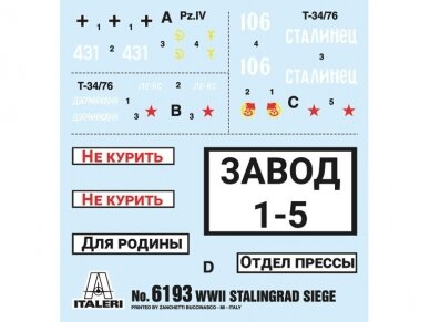 Italeri - Stalingrad Siege 1942 - Tractor Plant Assault Battle Set, 1/72, 6193 39