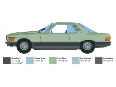 Italeri - Mercedes-Benz 500 SLC, 1/24, 3633 8