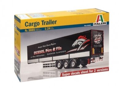 Italeri - Cargo Trailer, 1/24, 3885