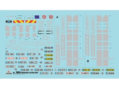Italeri - Mercedes-Benz Actros MP3 White Liner/Black Liner, 1/24, 3884 1