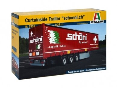 Italeri - Curtainside Trailer "Schoeni.ch", 1/24, 3918