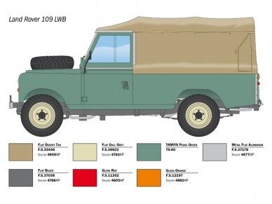 Italeri - Land Rover 109 LWB, 1/24, 3665 8 Italeri - Land Rover 109 LWB, 1/24, 3665 8