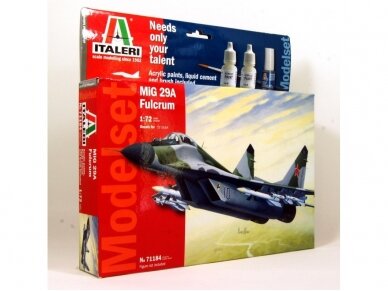 Italeri - MiG 29A "Fulcrum" dovanų komplektas, 1/72, 71184