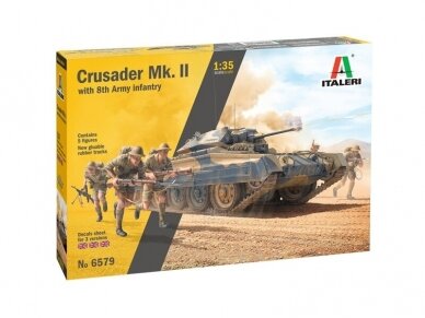 Italeri - Crusader II w/ 8th Army Infantry, 1/35, 6579