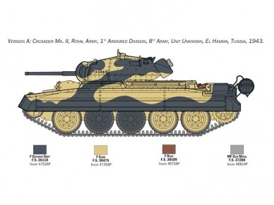 Italeri - Crusader II w/ 8th Army Infantry, 1/35, 6579 9