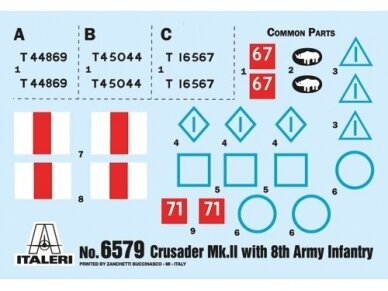 Italeri - Crusader II w/ 8th Army Infantry, 1/35, 6579 8
