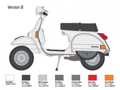 Italeri - Piaggio Vespa PX 125/150 - 1978, 1/9, 4645 16 Italeri - Piaggio Vespa PX 125/150 - 1978, 1/9, 4645 16