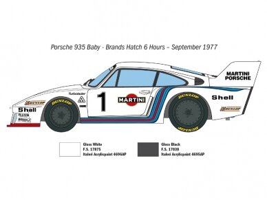 Italeri - Porsche 935 Baby, 1/24, 3639 8