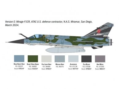 Italeri - Dassault Mirage F1 C/CR, 1/48, 2839 11 Italeri - Dassault Mirage F1 C/CR, 1/48, 2839 11
