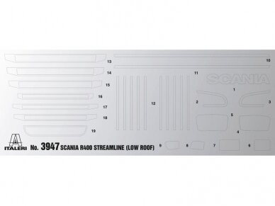 Italeri - Scania R400 Streamline (Flat Roof), 1/24, 3947 12