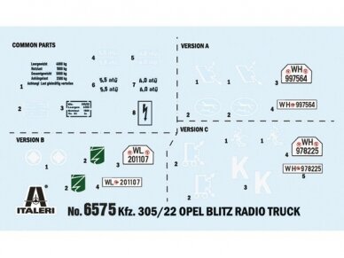 Italeri - Opel Blitz Radio Truck, 1/35, 6575 4