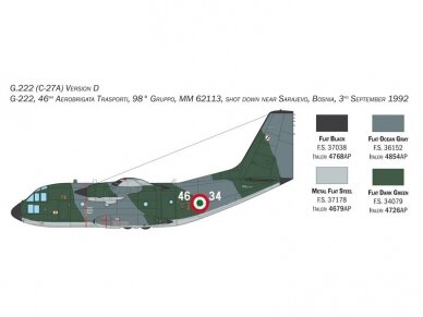 Italeri - C-27J Spartan/G.222, 1/72, 1450 11