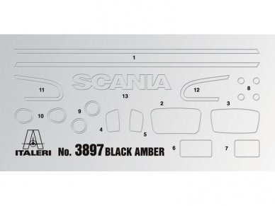 Italeri - SCANIA R730 ''BLACK AMBER'', 1/24, 3897 11