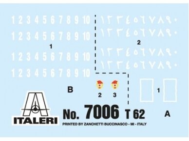 Italeri - T-62, 1/72, 7006 4 Italeri - T-62, 1/72, 7006 4