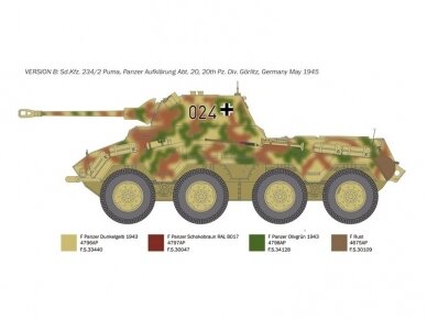 Italeri - Sd.Kfz.234/2 Puma, 1/35, 6572 11