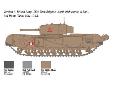 Italeri - Churchill Mk.III, 1/72, 7083 11