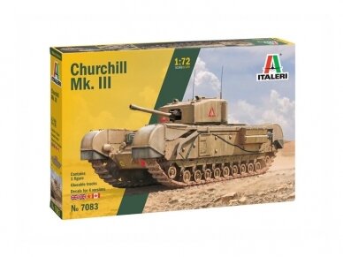 Italeri - Churchill Mk.III, 1/72, 7083 Italeri - Churchill Mk.III, 1/72, 7083