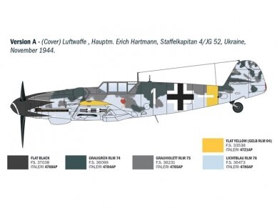 Italeri - Messerschmitt Bf 109 G-6 Aces, 1/72, 1483 6 Italeri - Messerschmitt Bf 109 G-6 Aces, 1/72, 1483 6