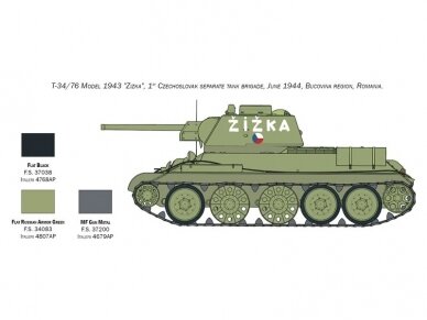 Italeri - T-34/76 Model 1943, 1/72, 7078 9