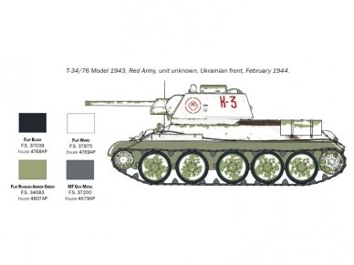Italeri - T-34/76 Model 1943, 1/72, 7078 8